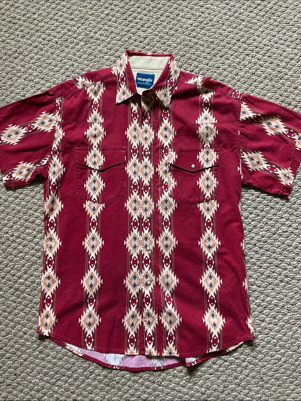 Vintage Wrangler Western button up shirt